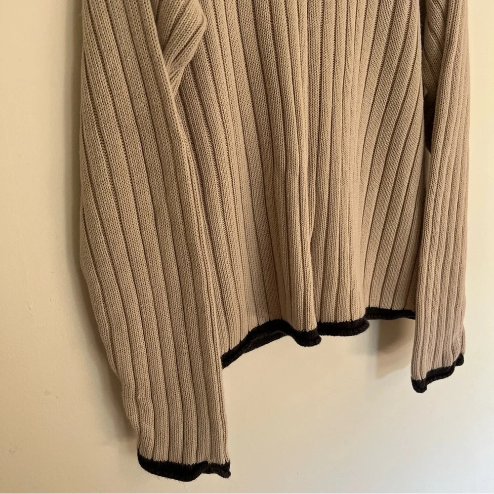 Aeropostale Vintage Mock Neck Ribbed Sweater Men’s Size XL